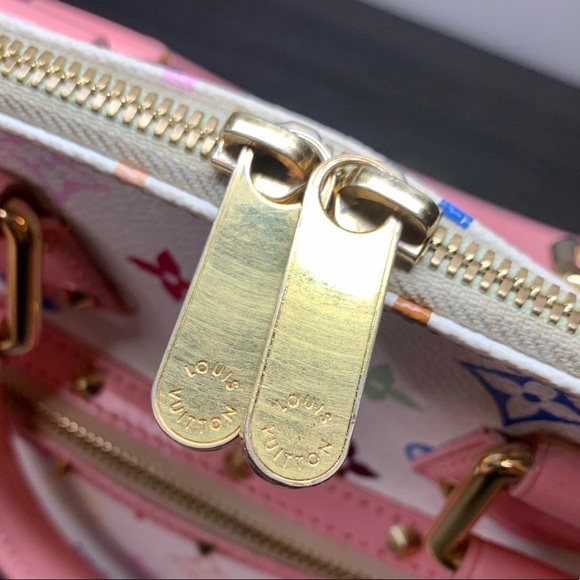 SOLD! PAINTED 🌸 Multicolor Murakami x LV Alma PM - Picture 8 of 16